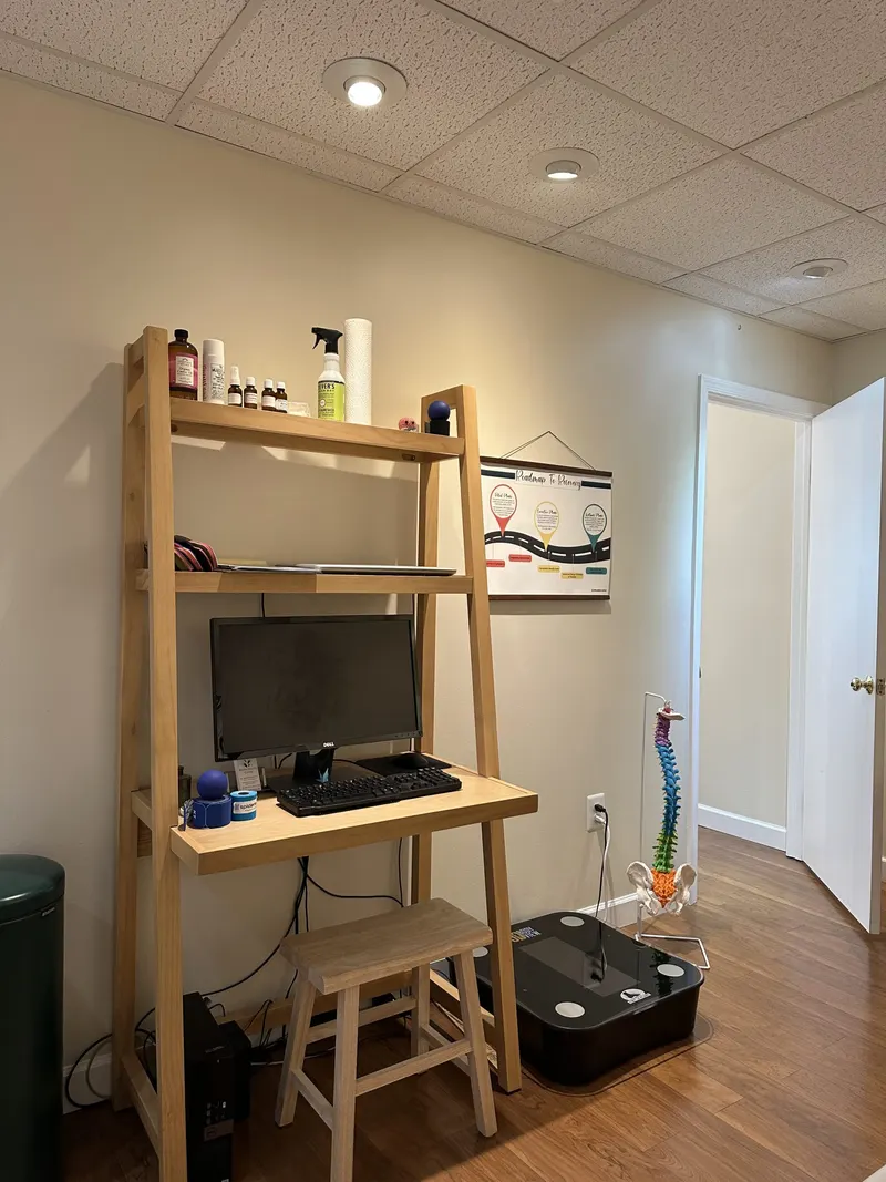 The front desk and X-ray workstation