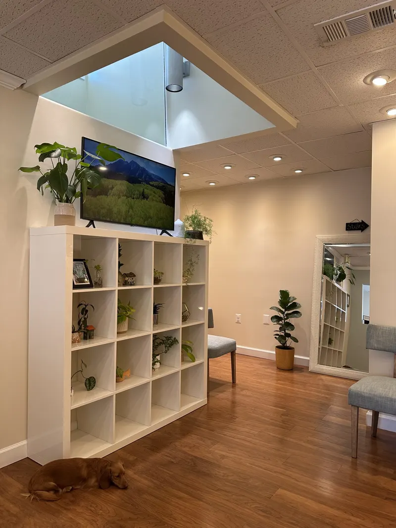 The reception area at Reston Healing Center